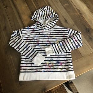 Jcrew Crewcuts metallic splatter sweatshirt